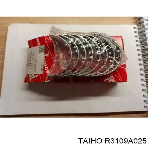 Panewki korbowodowe wału korbowego, zestaw, 1. naprawa (+0,25) R3109A025 Taiho