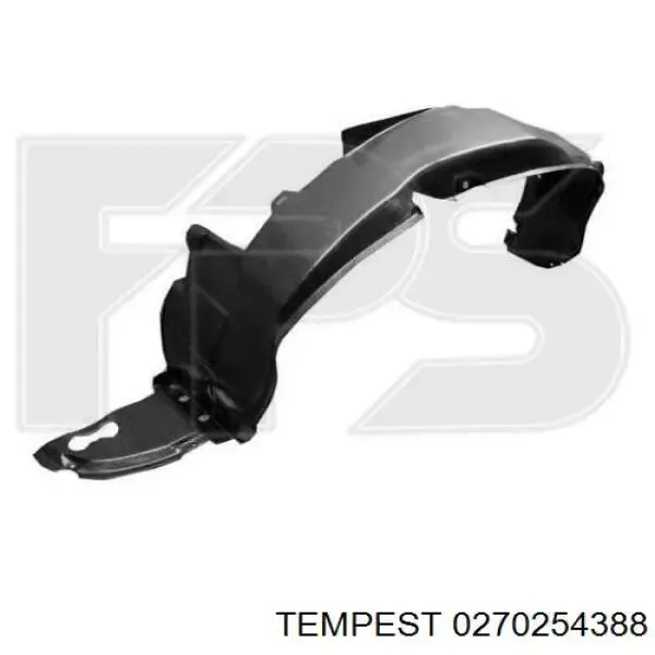Nadkole błotnika przedniego prawe 0270254388C Tempest