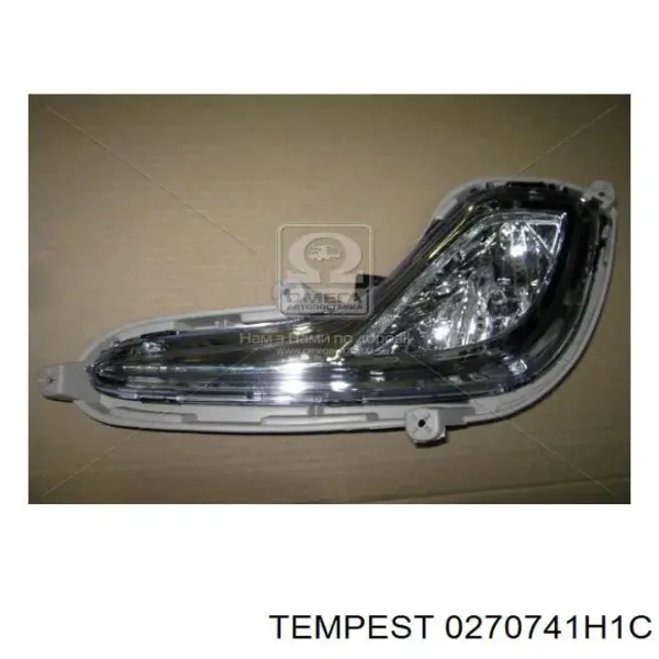 Lampa przeciwmgielna lewa 0270741H1C Tempest