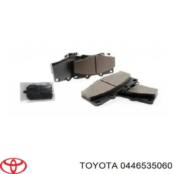 Klocki hamulcowe przednie tarczowe 0446535060 Toyota
