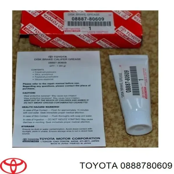 Smar do układów hamulcowych 0888780609 Toyota