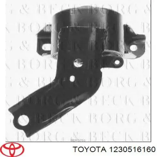 Poduszka (podpora) silnika prawa Toyota 1230516160 cena, od