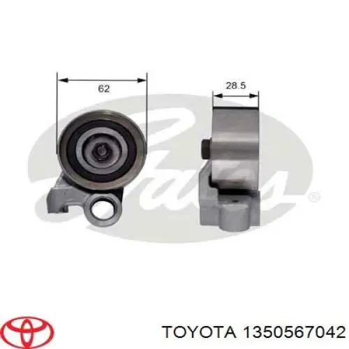 Rolka napinacza paska rozrządu 1350567042 Toyota