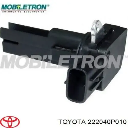 Czujnik przepływu powietrza, przepływomierz powietrza M.A.F. 222040P010 Toyota