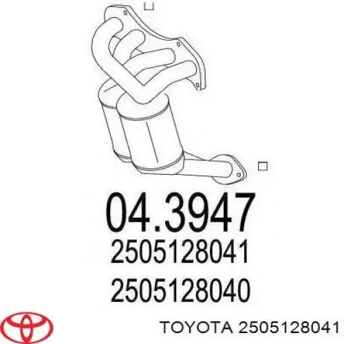 Konwerter-katalizator do Toyota Avensis Verso LCM