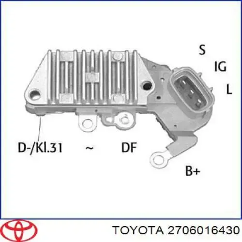 Alternator 270601643084 Toyota