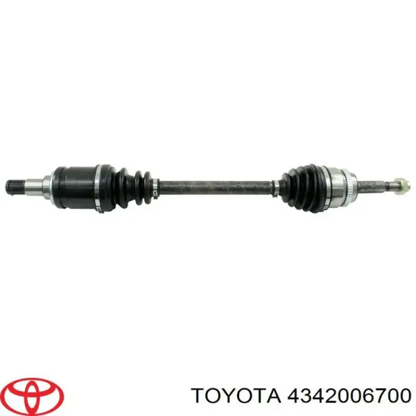 Półoś napędowa przednia lewa 4342006700 Toyota