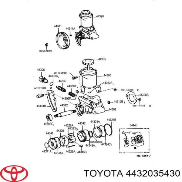 Pompa wspomagania hydraulicznego kierownicy TY9014 AGR