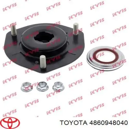 Poduszka amortyzatora przedniego 4860948040 Toyota