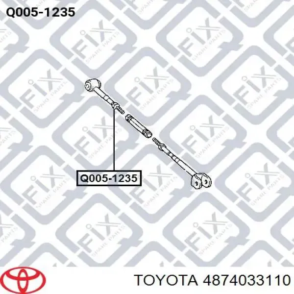 Drążek poprzeczny zawieszenia tylnego 4874033110 Toyota