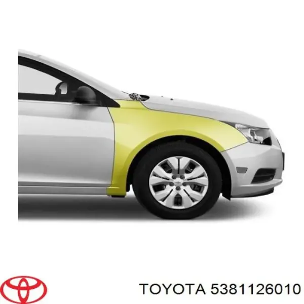 Błotnik przedni prawy 5381126010 Toyota