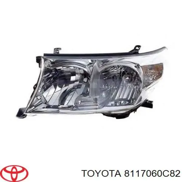 Reflektor lewy 8117060C82 Toyota