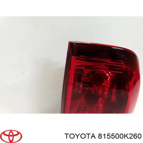 Lampa zespolona tylna prawa 815500K260 Toyota