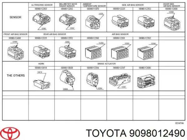  9098012490 Toyota