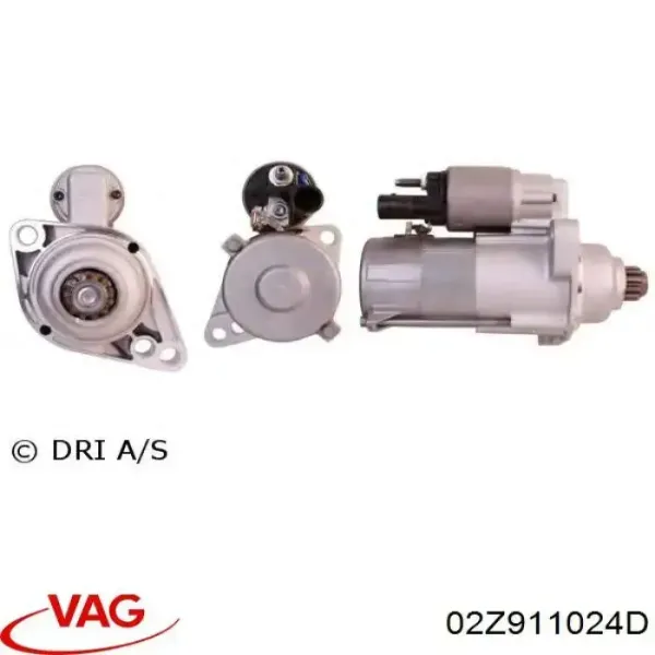 Rozrusznik 02Z911024D VAG