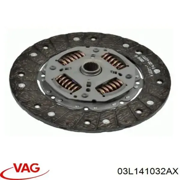 Tarcza sprzęgła 03L141032AX VAG