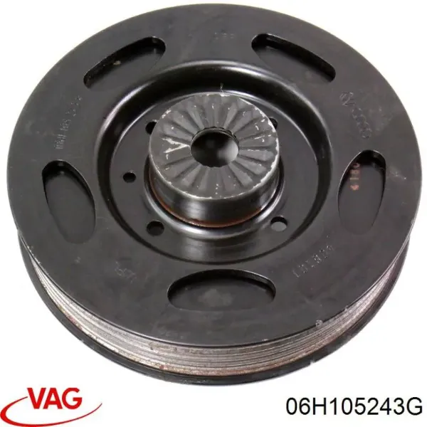 Koło pasowe wału korbowego 06H105243G VAG