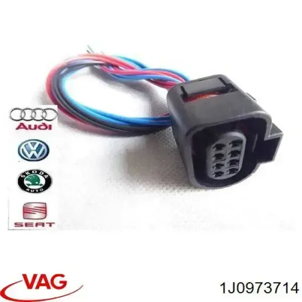 Zamek drzwi przednich prawych 1J0973714 VAG