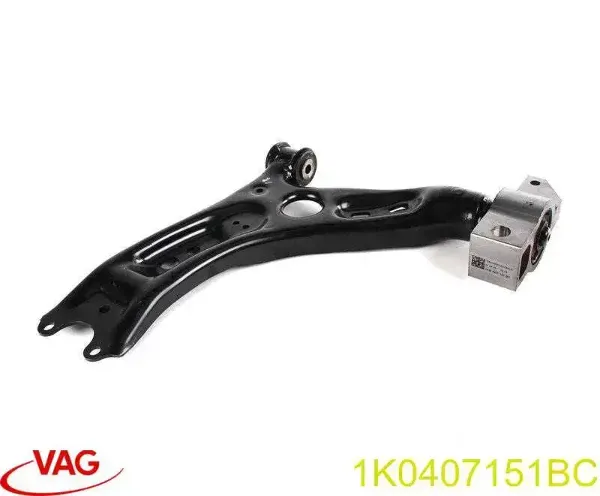 Wahacz zawieszenia przedniego dolny lewy 1K0407151BC VAG