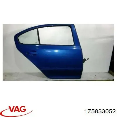 Drzwi tylne prawe do Skoda Octavia II A5 1Z3