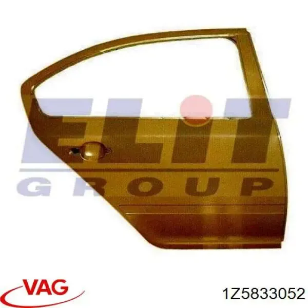  Drzwi tylne prawe Skoda Octavia II A5 liftback (1Z3) (2004 - 2013) II A5