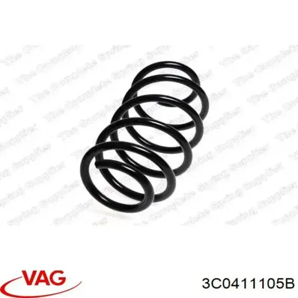 Sprężyna przednia 3C0411105B VAG