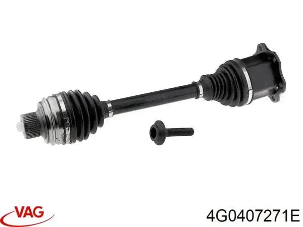 Półoś napędowa przednia 4G0407271E VAG
