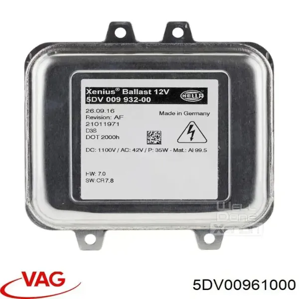 Urządzenie zapłonowe (ksenon) 5DV00961000 VAG