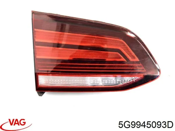 Lampa zespolona tylna lewa wewnętrzna 45222 VALEO