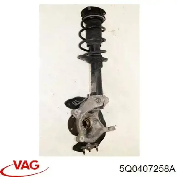 Czop (zwrotnica) przedni prawy 5Q0407258A VAG