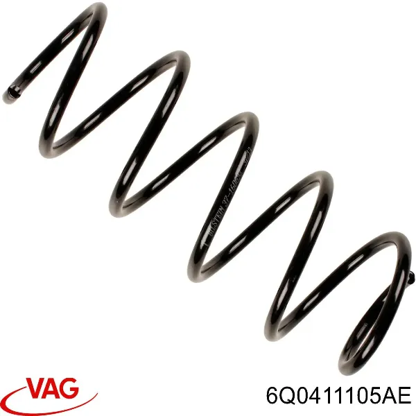 Sprężyna przednia 6Q0411105AE VAG