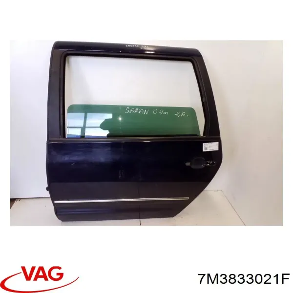 Drzwi tylne lewe Seat Alhambra 7V8, 7V9