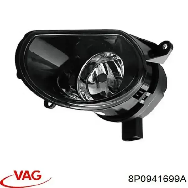 Lampa przeciwmgielna lewa 8P0941699A VAG