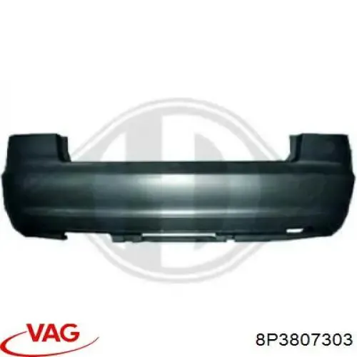 Zderzak tylny Audi A3 8P1