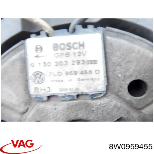 Wentylator elektryczny układu chłodzenia kompletny (silnik+wirnik) 0530140053 Depo/Loro/Abakus