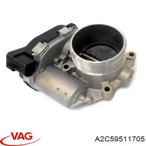 Przepustnica, komplet A2C59511705 VAG