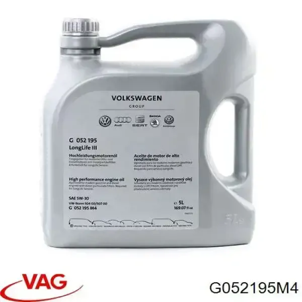 Olej do silnika G052195M4 VAG