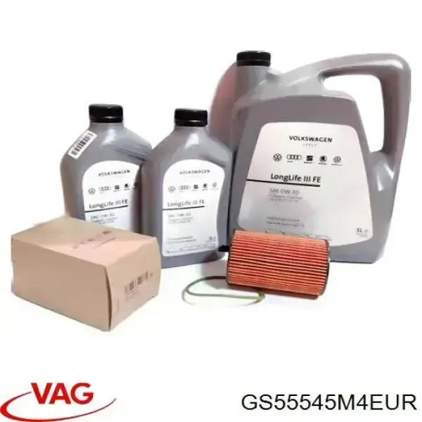 Olej do silnika GS55545M4EUR VAG