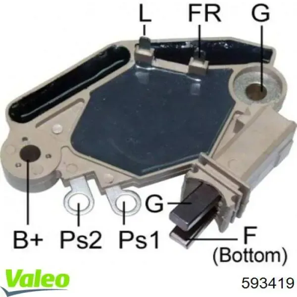 Regulator alternatora (przekaźnik ładowania) 593419 VALEO
