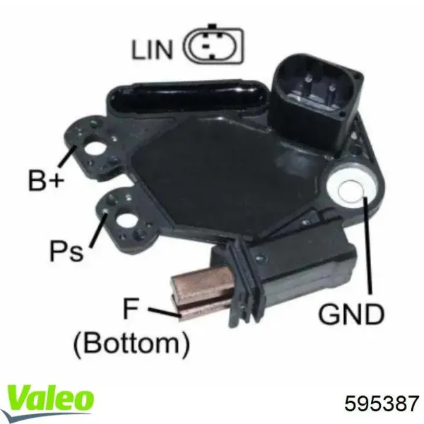 Regulator alternatora (przekaźnik ładowania) 595387 VALEO