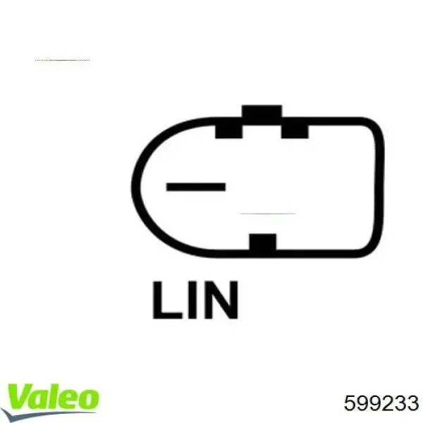 Regulator alternatora (przekaźnik ładowania) 599233 VALEO