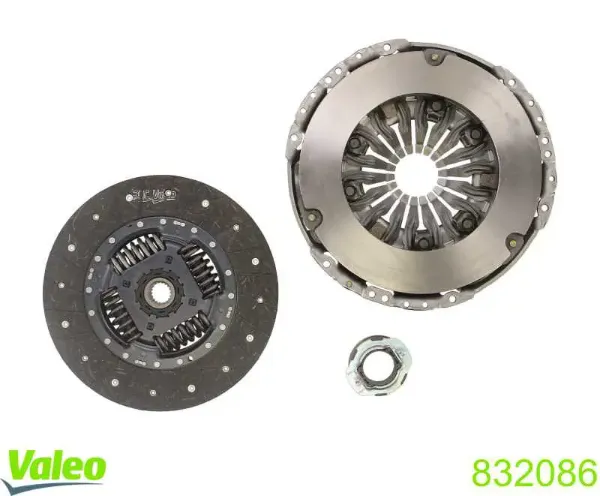 Zestaw sprzęgła (3 części) 832086 VALEO