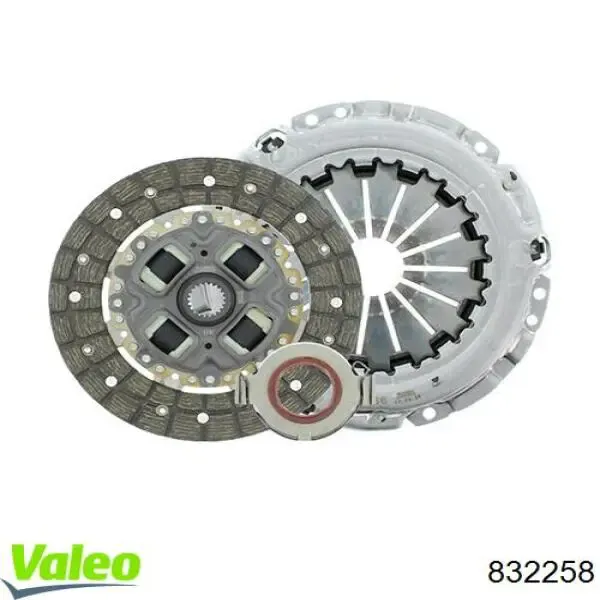 Zestaw sprzęgła (3 części) 832258 VALEO