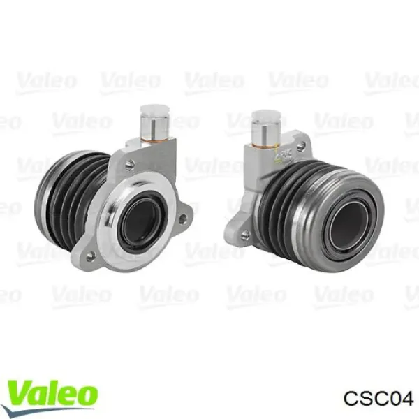 Cylinder roboczy sprzęgła (wysprzęglik) w komplecie z łożyskiem wyciskowym CSC04 VALEO