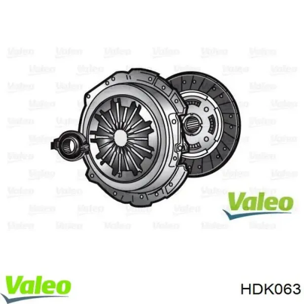 Zestaw sprzęgła (3 części) HDK063 VALEO