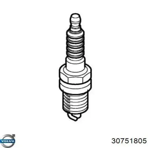 Świeca zapłonowa 30751805 Volvo