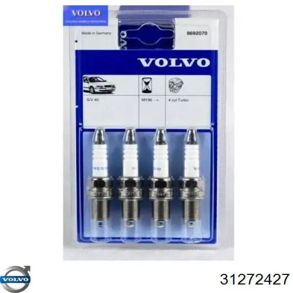 Świeca zapłonowa 31272427 Volvo
