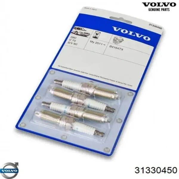 Świeca zapłonowa 31330450 Volvo