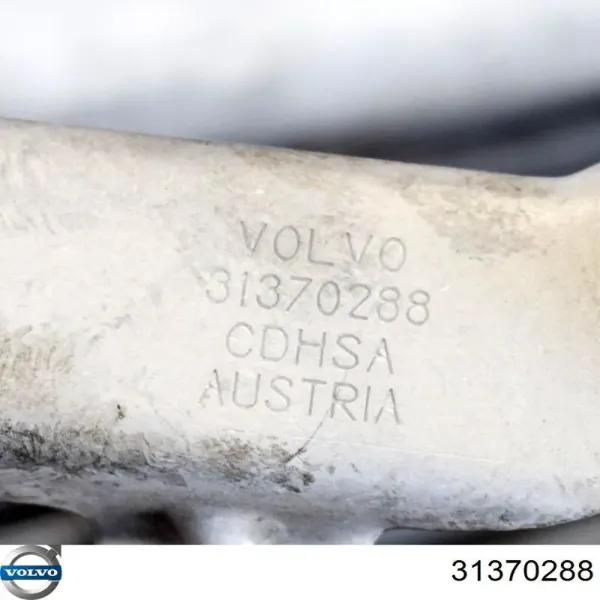 Przewód (króciec) intercoolera 31370288 Volvo