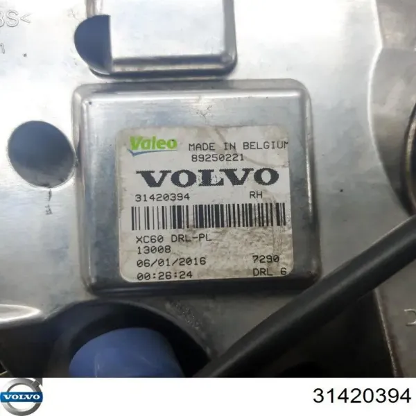 Lampa pozycyjna przednia prawa 31420394 Volvo